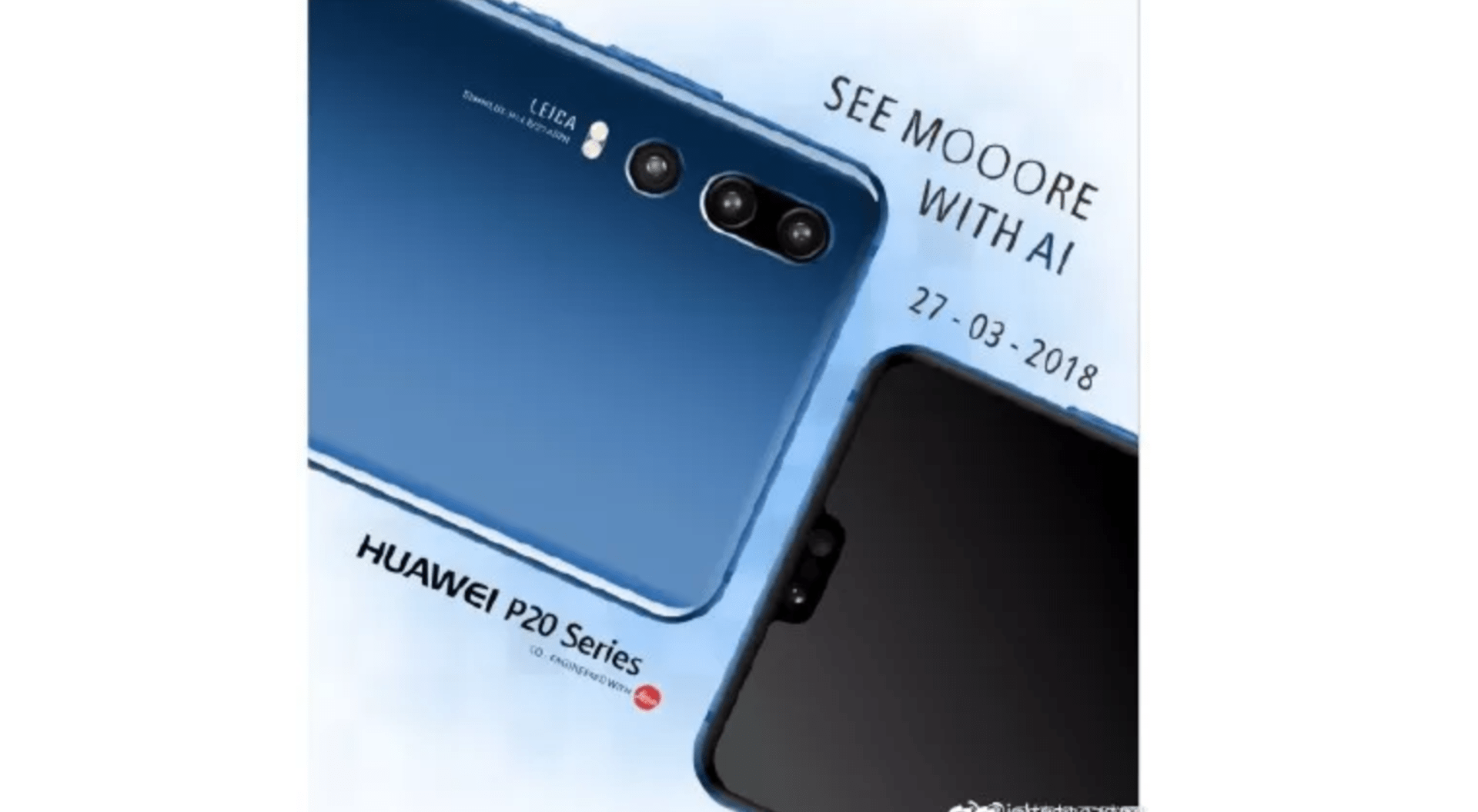 Uniklý marketingový snímek telefonu Huawei P20 Pro