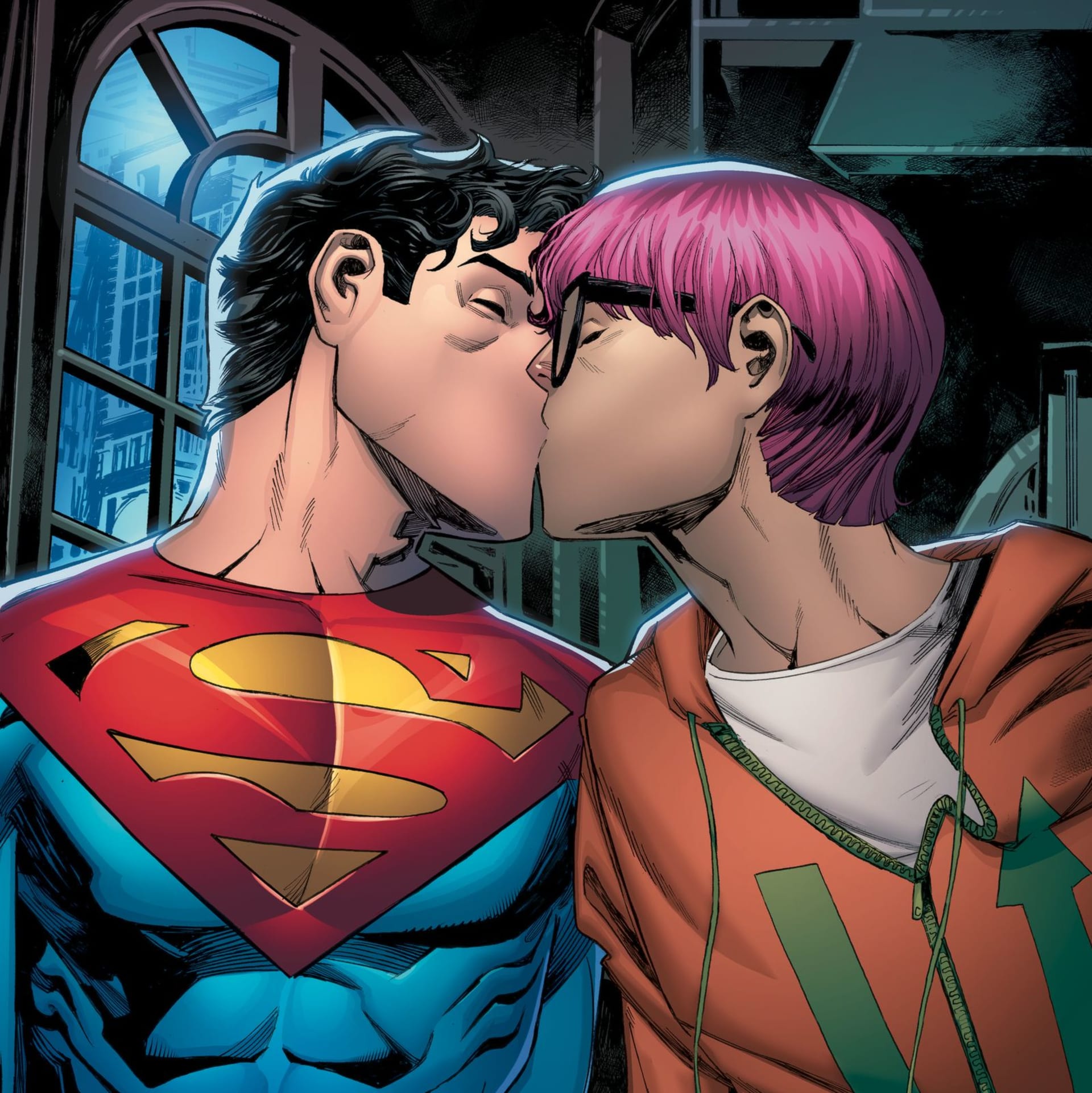 Superman se v novém komiksu intimně sblíží s přítelem Jayem Nakamurou