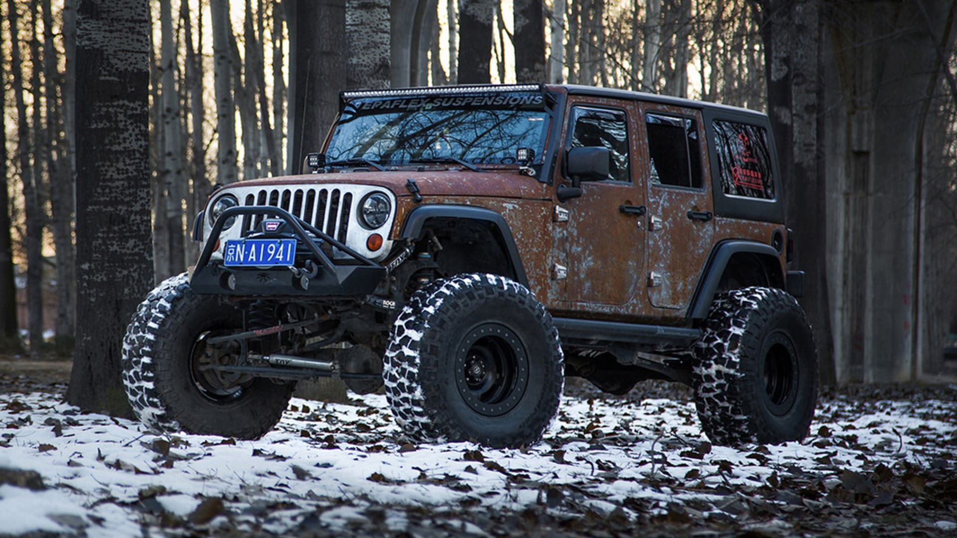 Jeep Wrangler Hunting Unlimited.