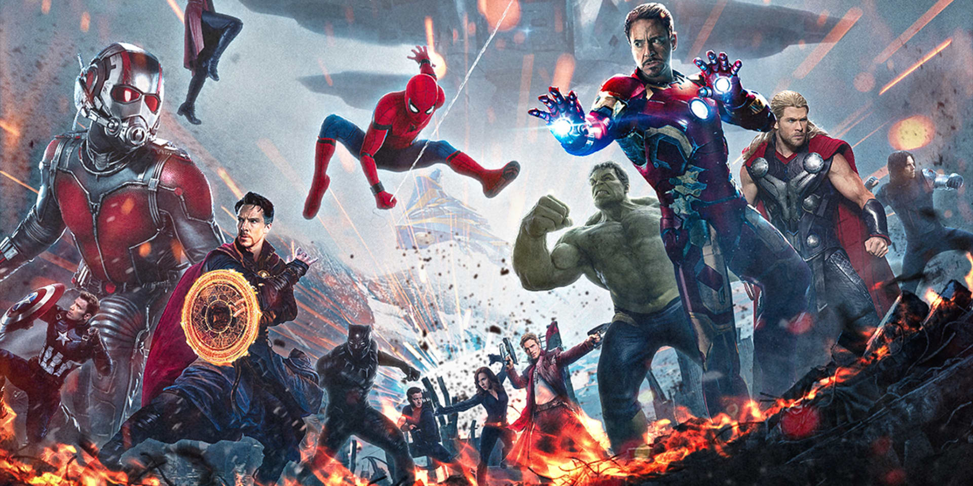 Fanouškovský plakát Avengers: Infinity War
