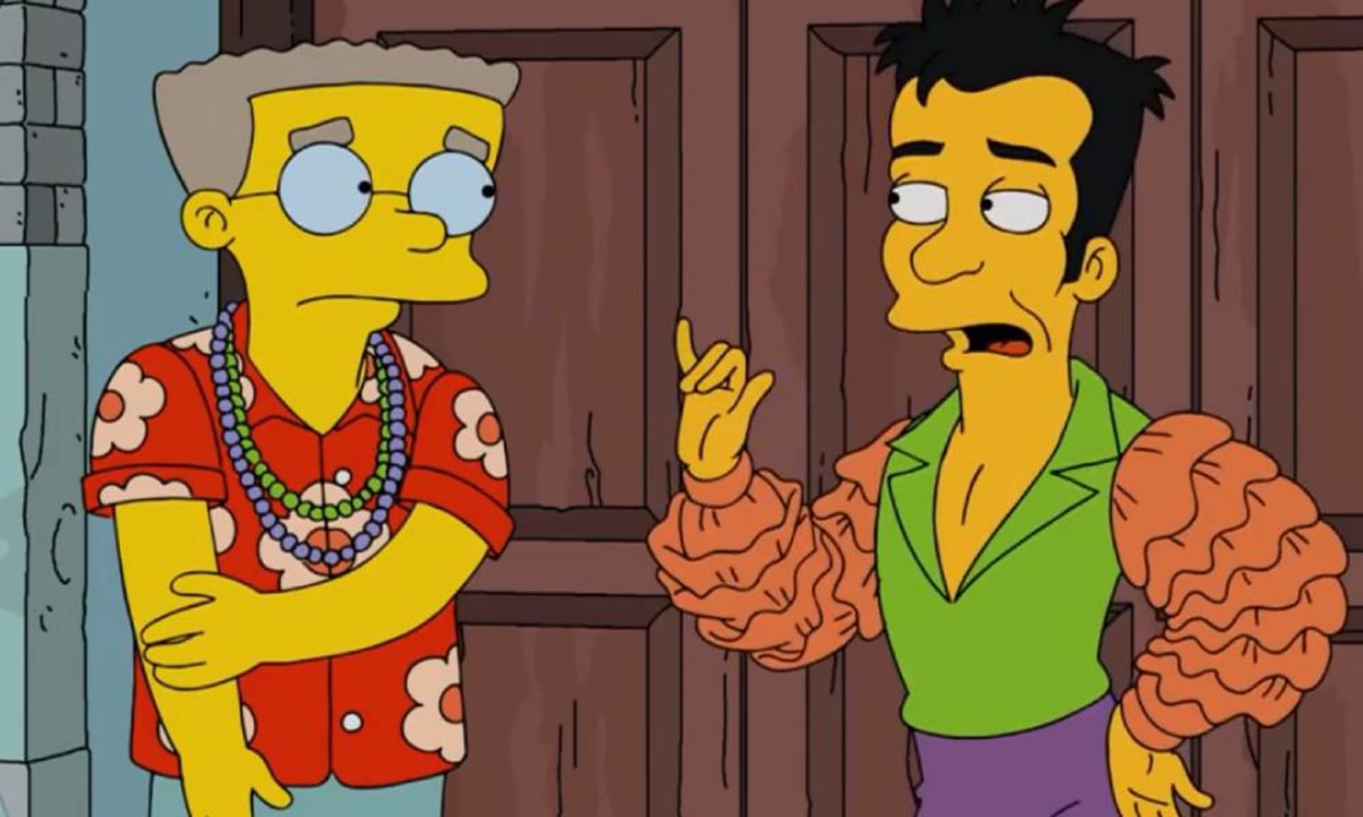 Waylon Smithers a Julio v seriálu Simpsonovi