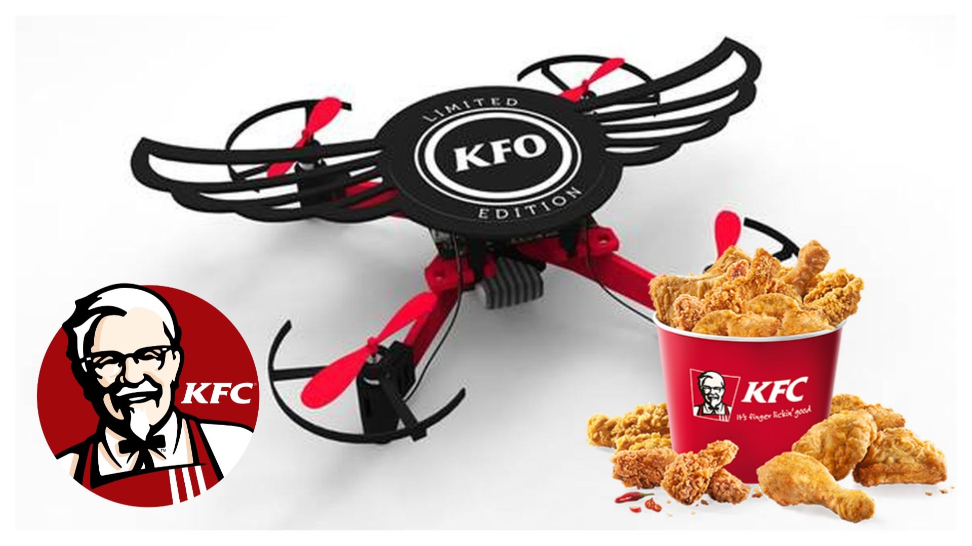 KFC vám dá v Indii ke kuřecím křídlům dron s názvem KFO