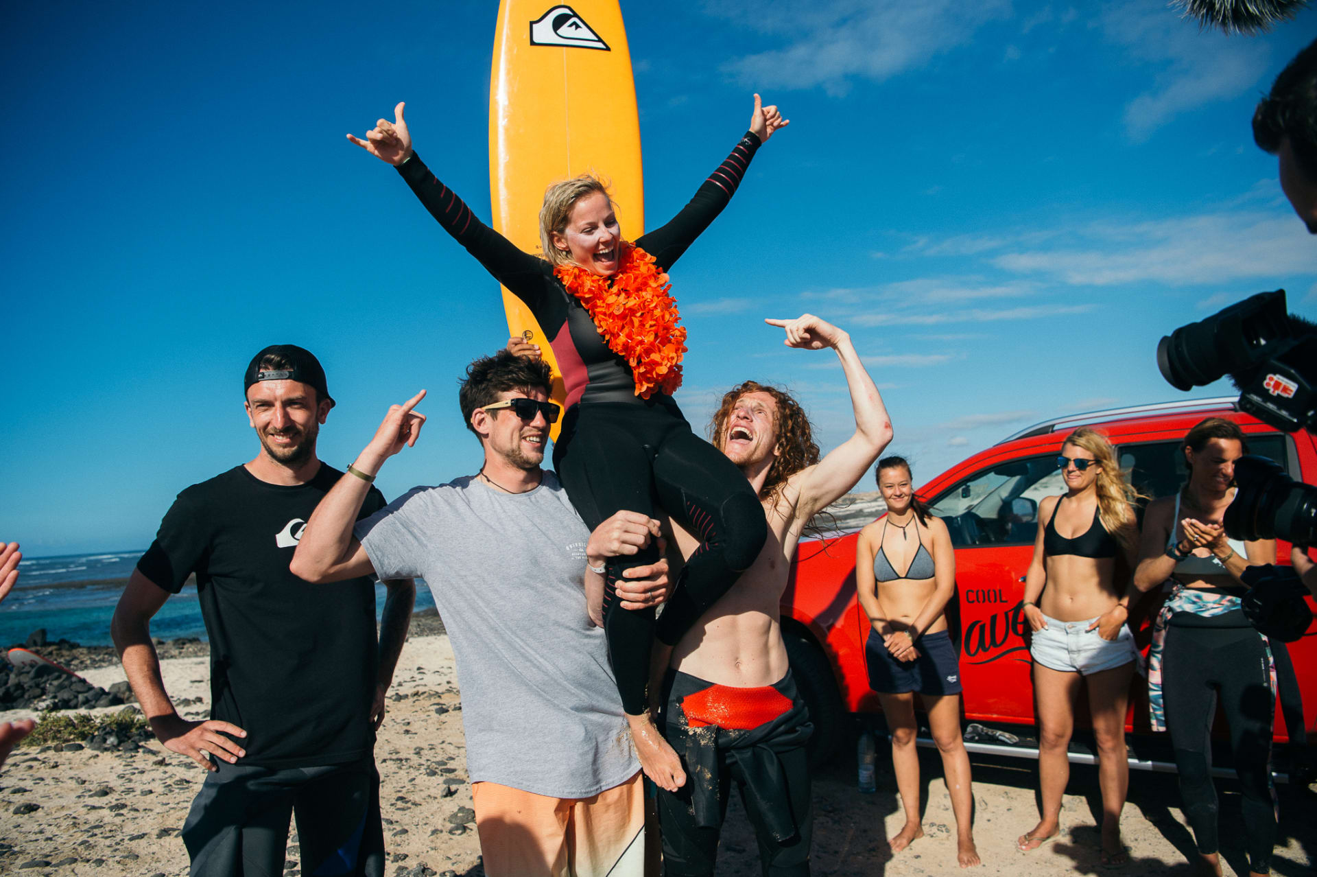 Vítězka surfařské reality show COOL Wave
