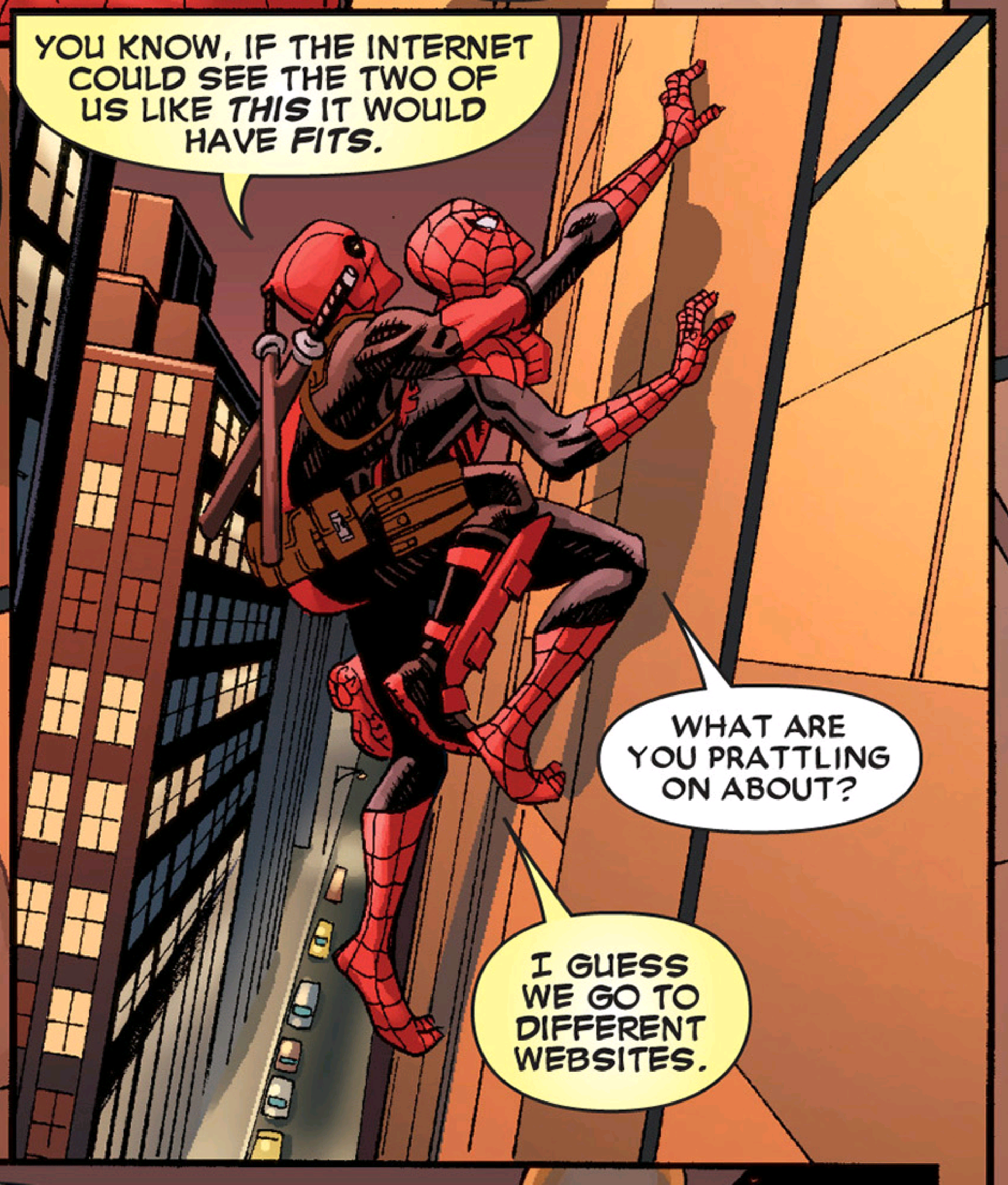 Deadpool vs. Spider-Man