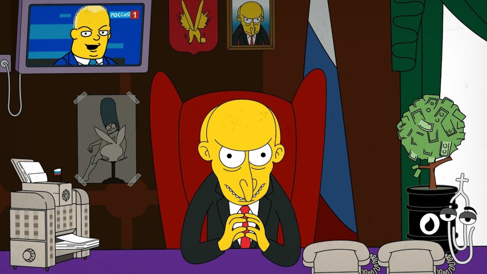 Virální video se žlutým Putinem