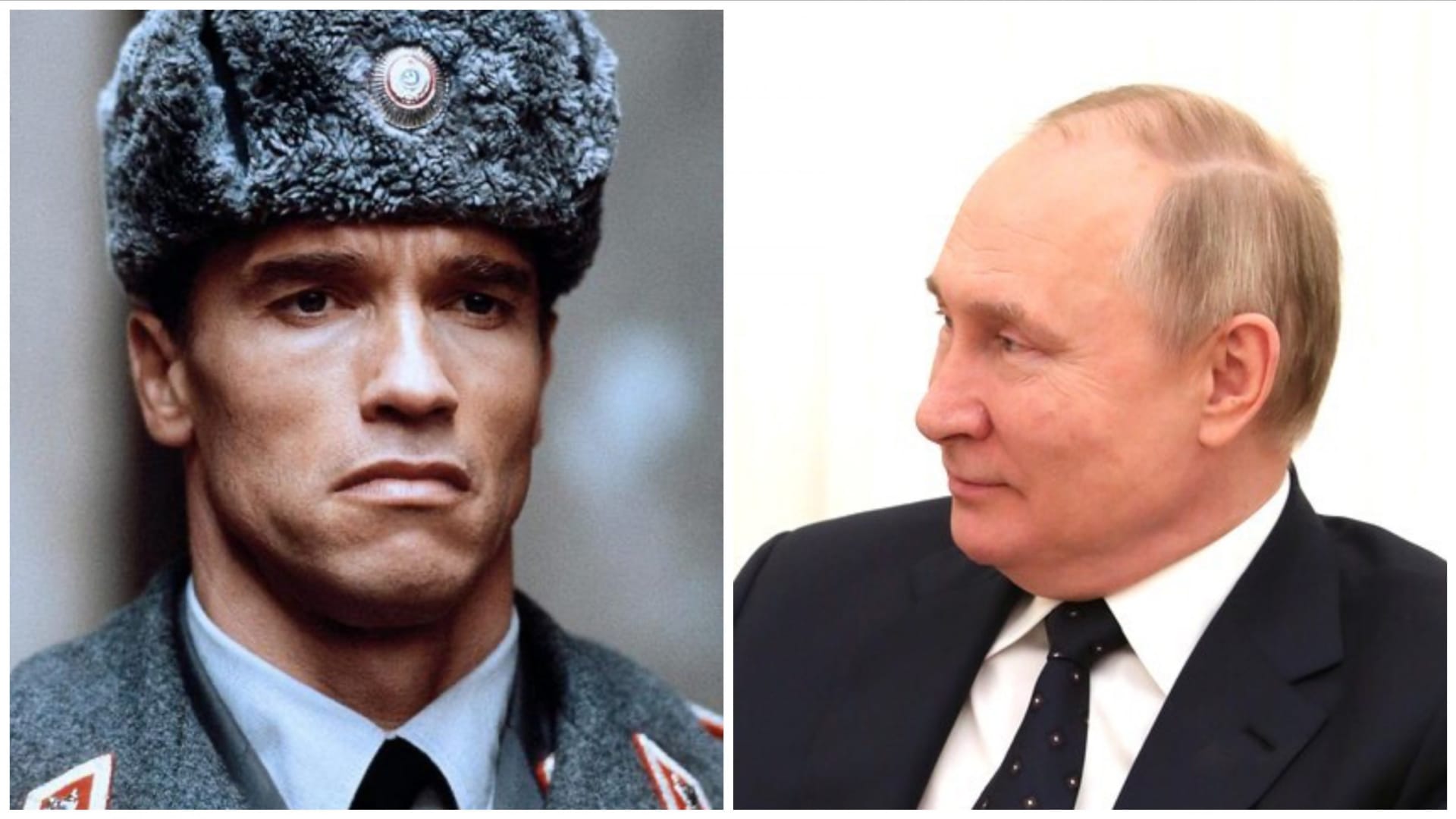 Arnold Schwarzenegger nahrál vzkaz pro Rusy a Vladimira Putina