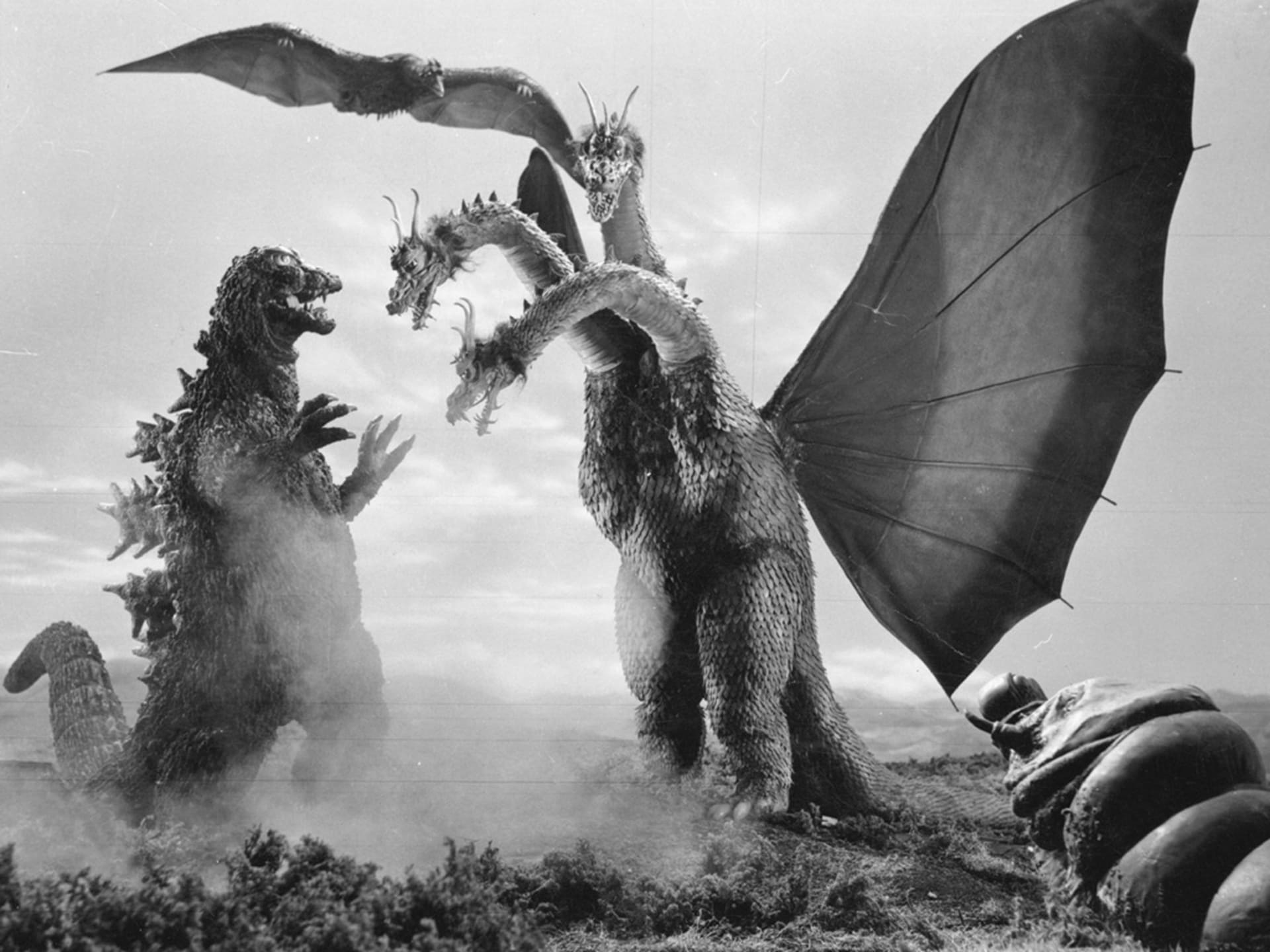 Godzilla a Ghidorah ve filmu z roku 1964