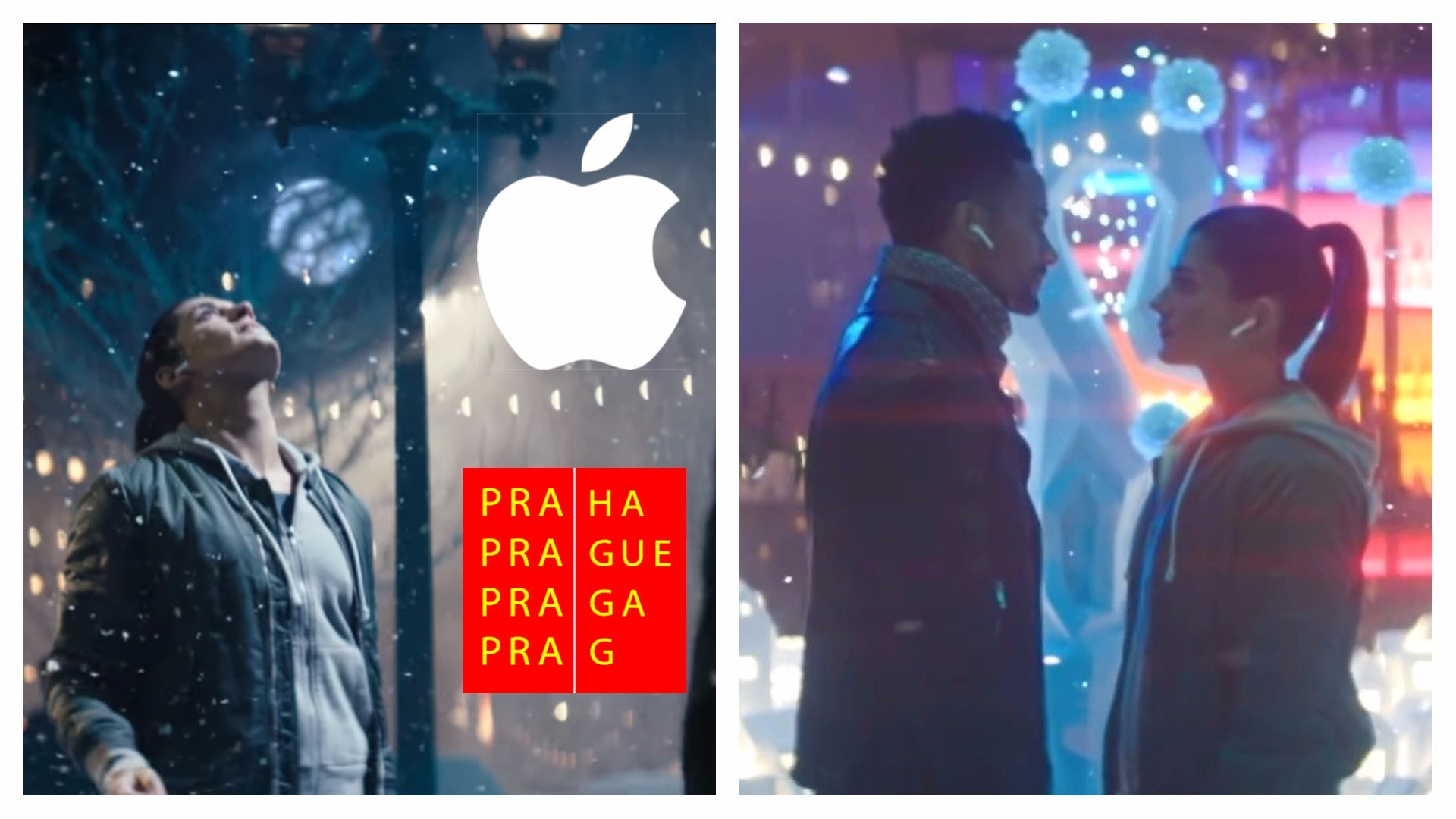 Apple natáčel svůj letošní vánoční spot v Praze