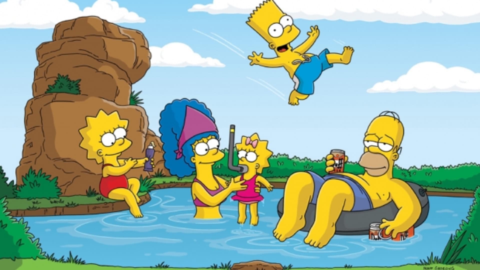 Simpsonovi na koupališti