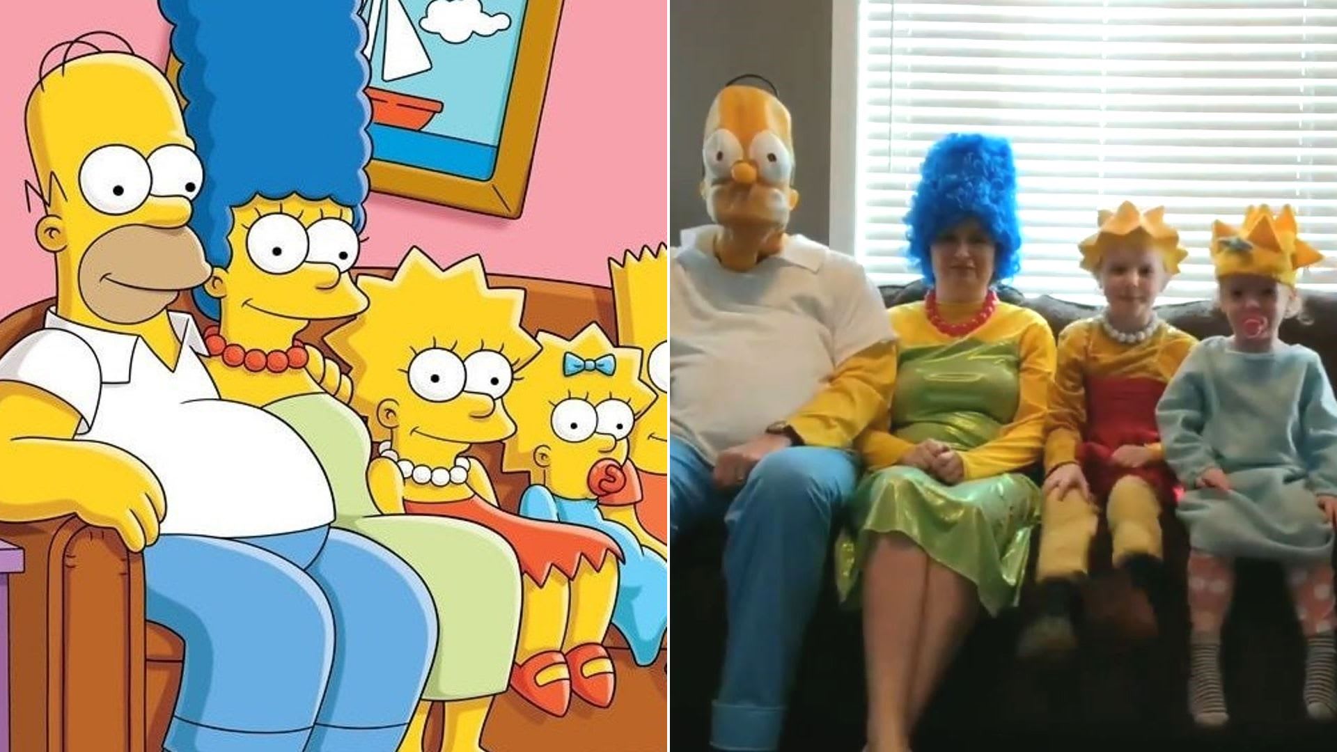 Rodina v karanténě předělala znělku seriálu Simpsonovi