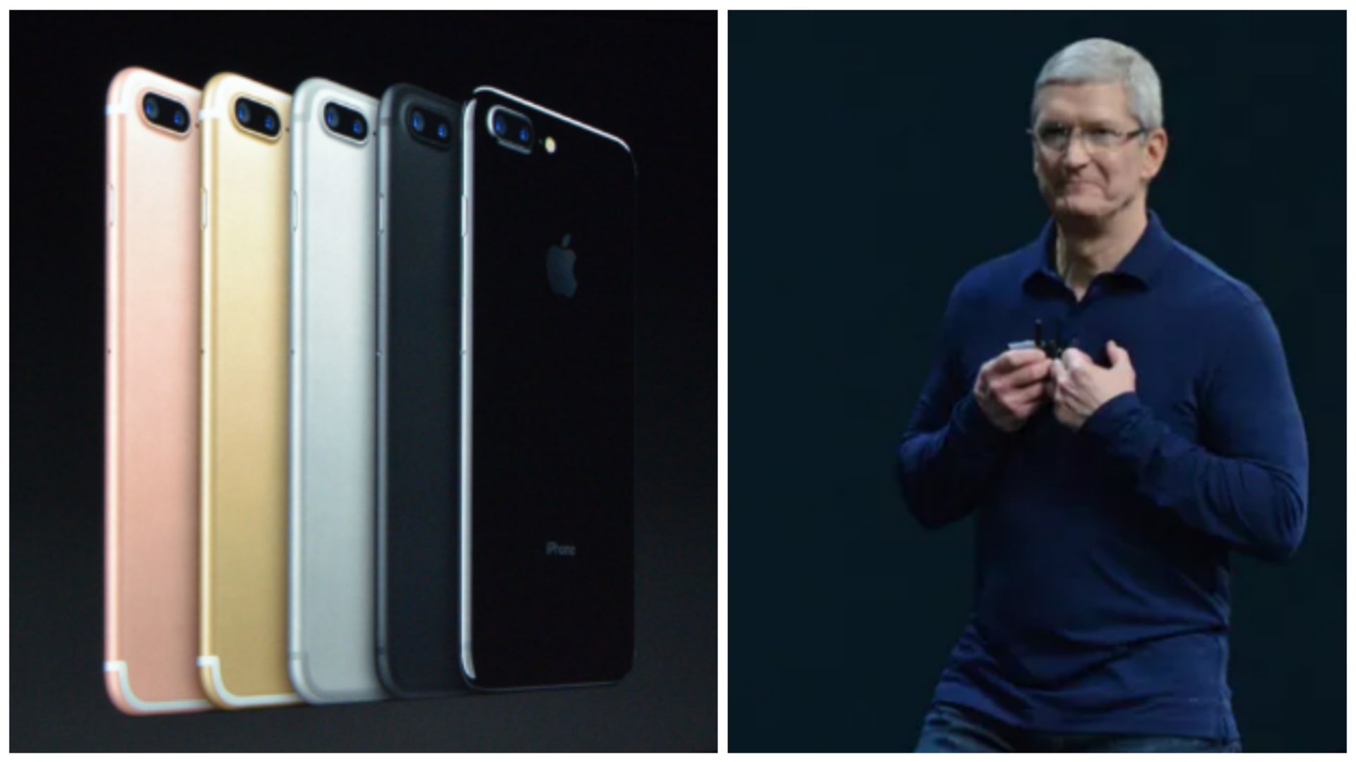Tim Cook představil na prezentaci nový iPhone 7.