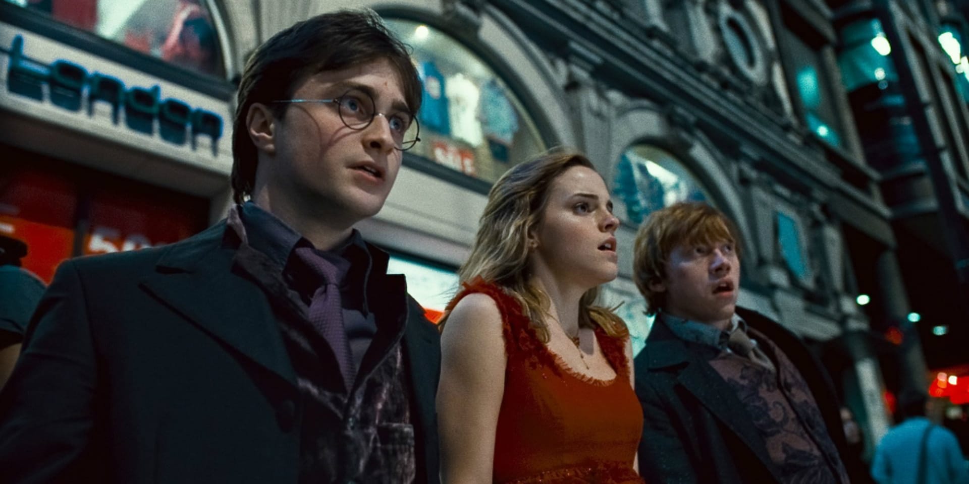 Harry, Hermiona a Ron
