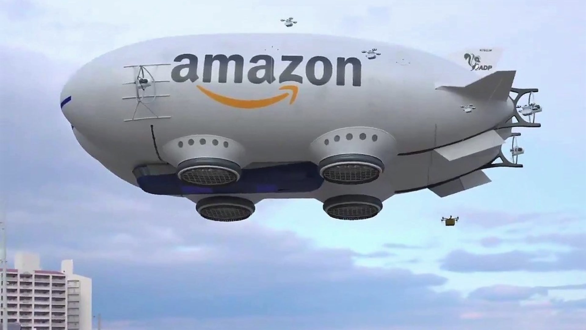Virální video se vzducholodí Amazonu