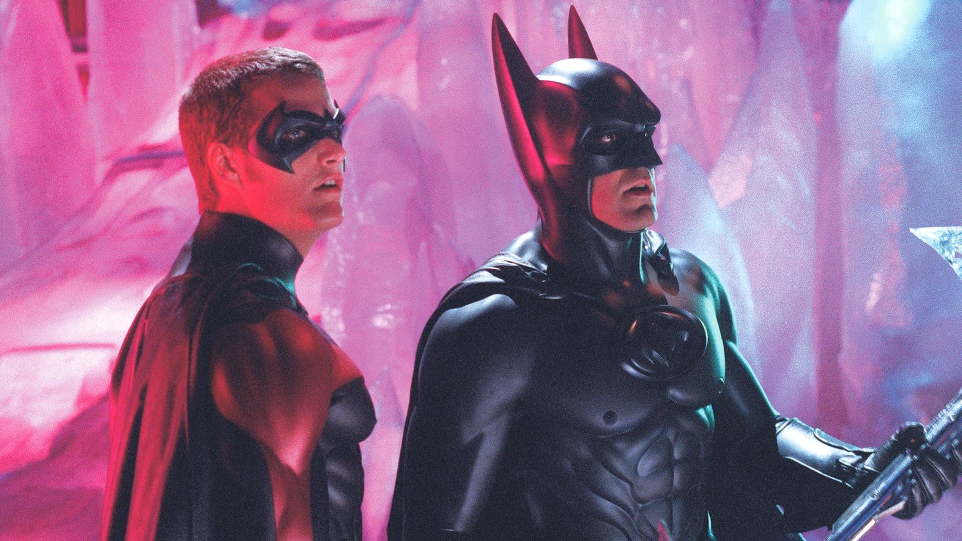 George Clooney a Chris O´Donnell jako Batman a Robin