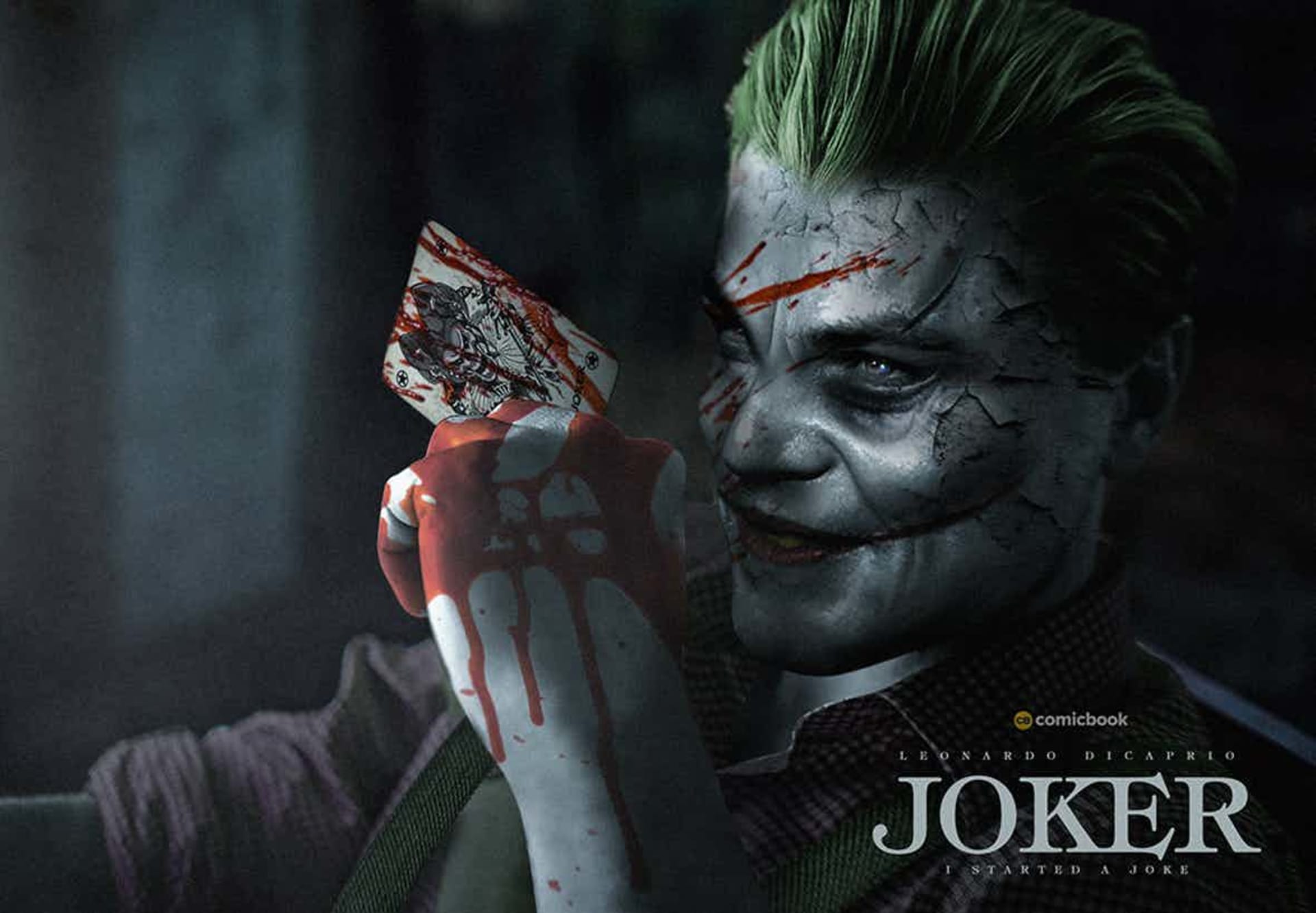Fandovký návrh Leonarda DiCapria v roli Jokera