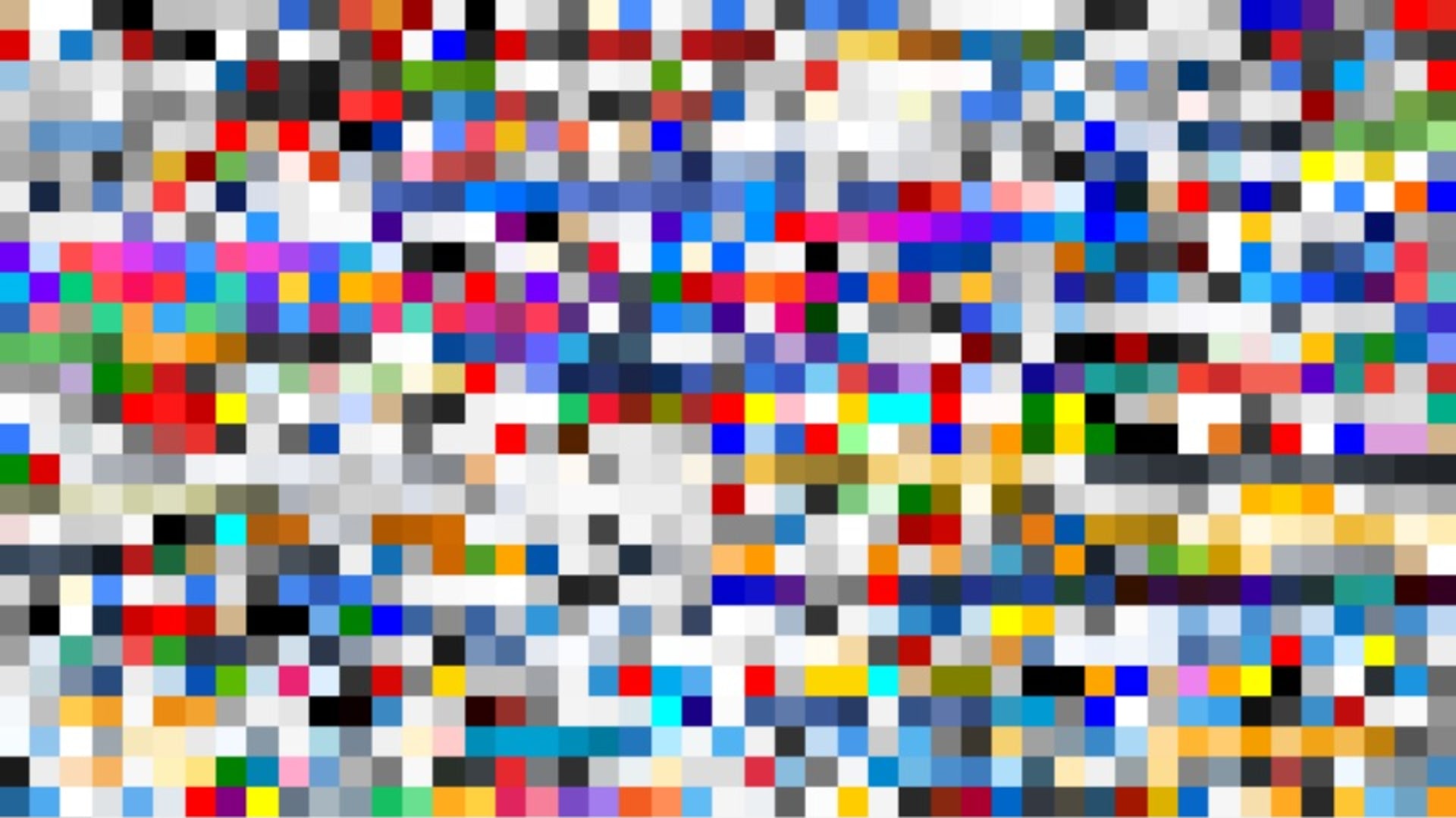Takhle vypadá barevné spektrum deseti největších stránek na internetu