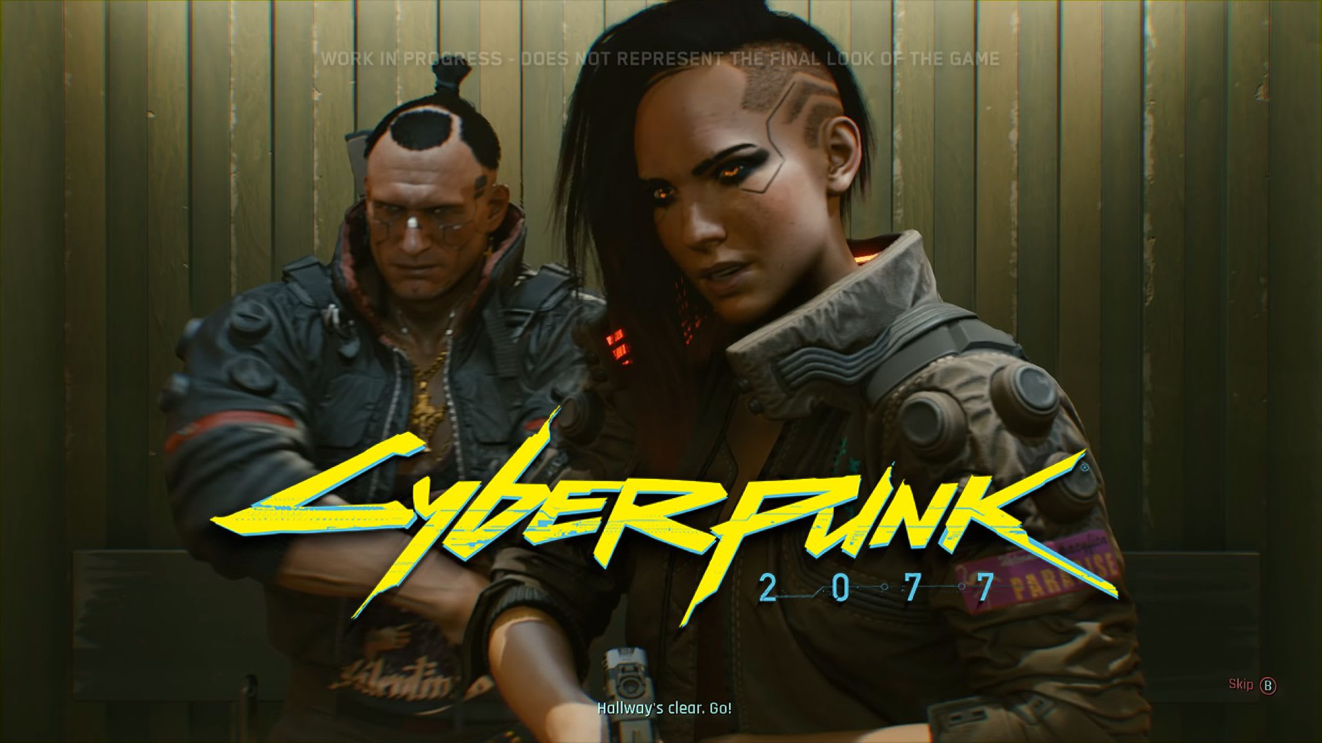 Hlavní hrdinové první ukázky hraní Cyberpunku 2077