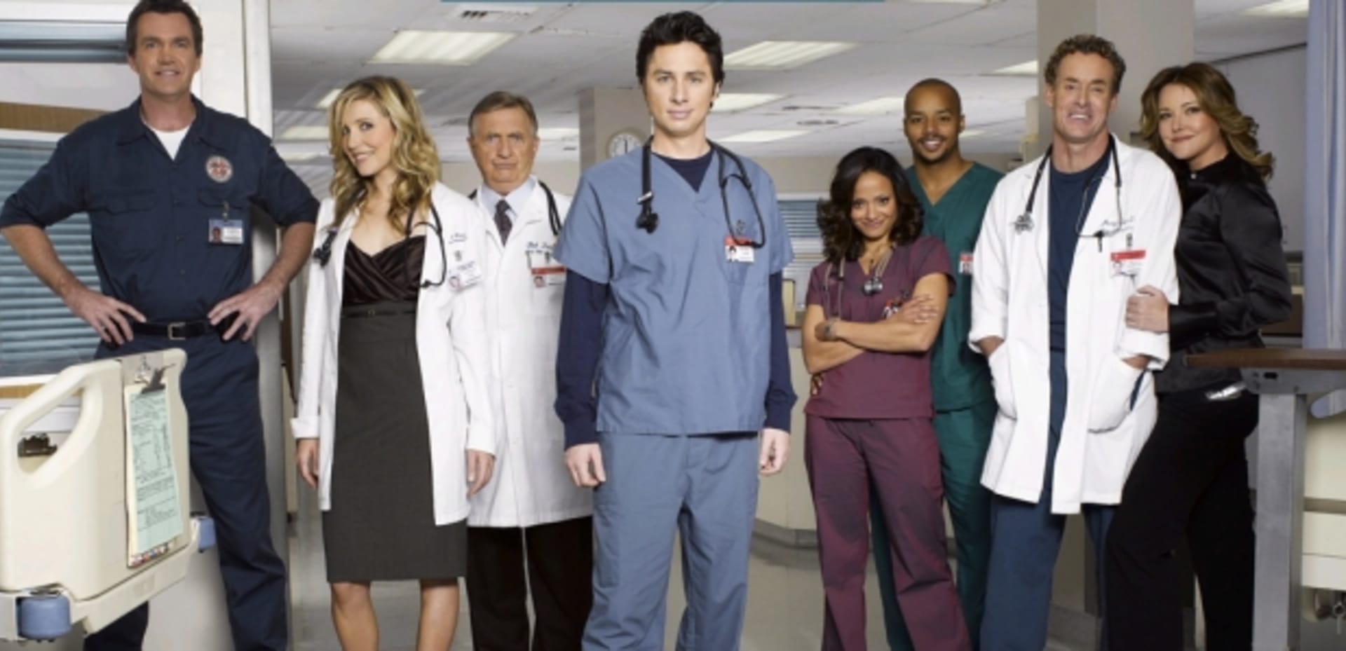 Hlavní hrdinové seriálu Scrubs: Doktůrci