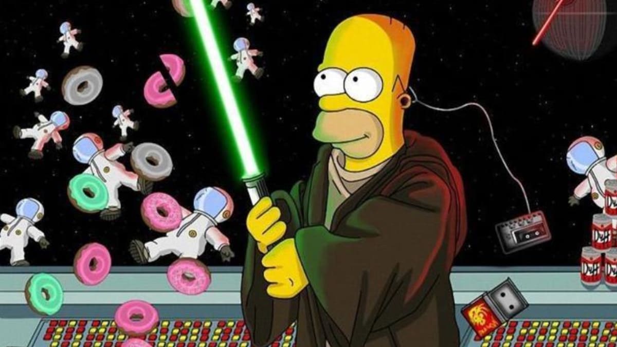 Simpsonovi Star Wars znělka