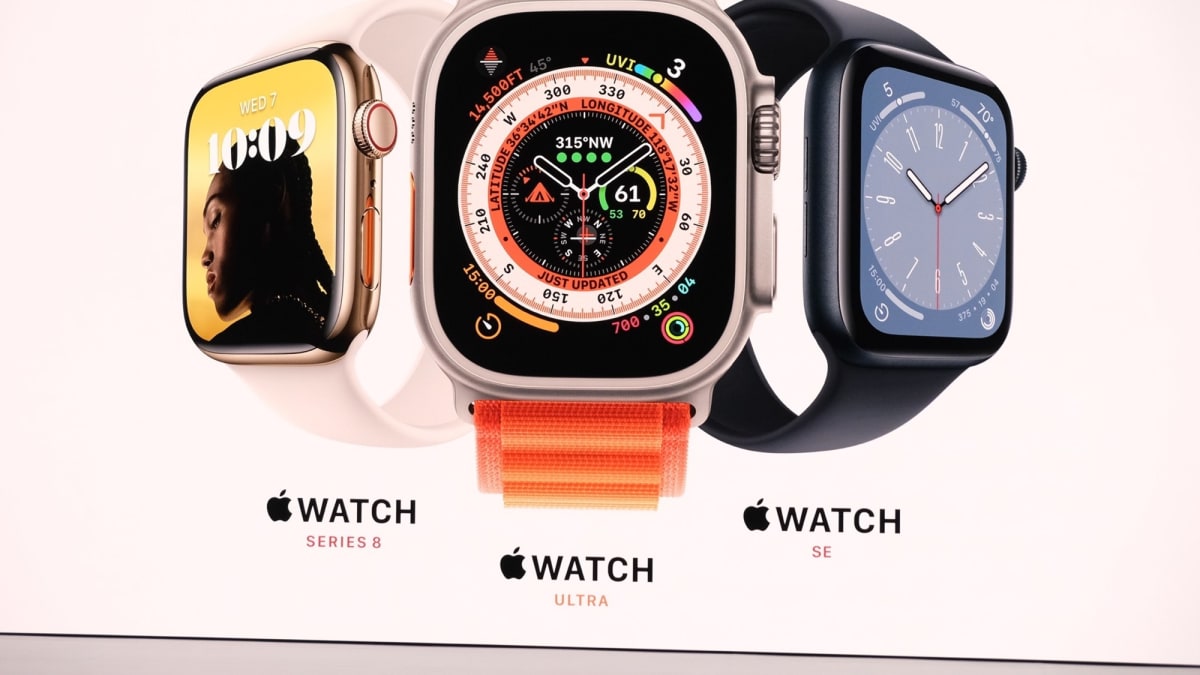 Všechny tři nové modely Apple Watch
