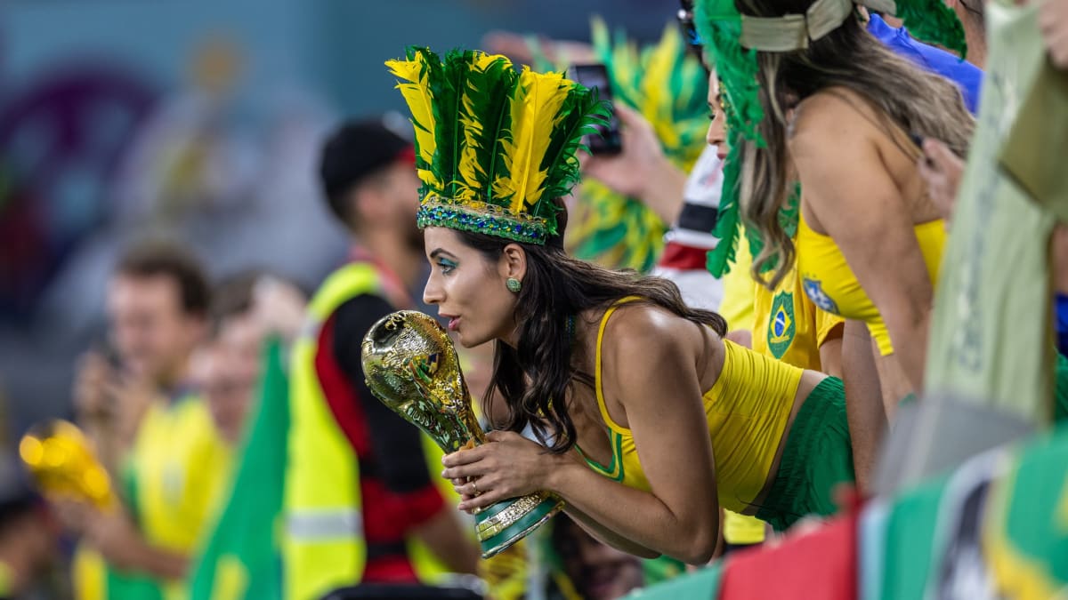 Brazilské fanynky na MS v Kataru mají o vítězích šampionátu celkem jasno
