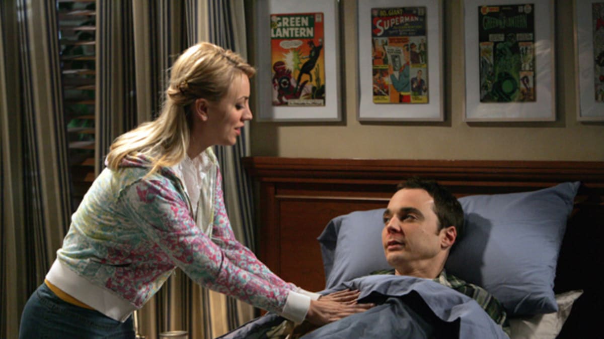 Teorie velkého třesku - Sheldon má rýmičku