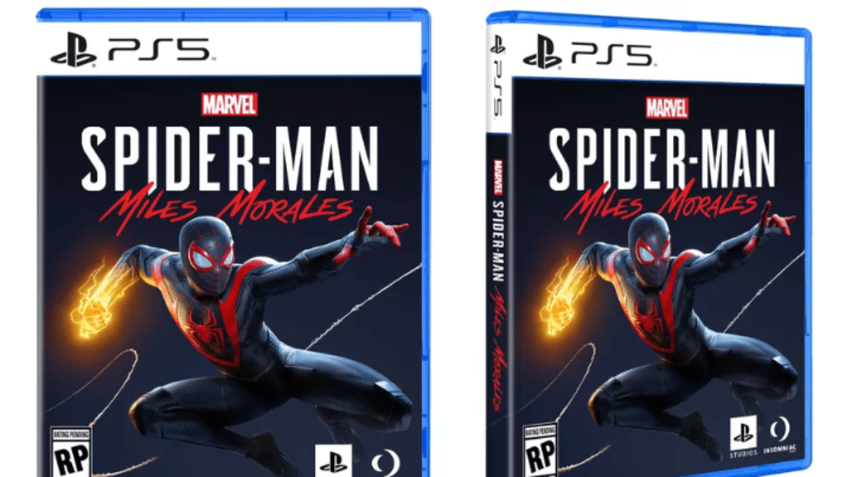 Vzhled krabičky hry Spider-Man: Miles Morales pro PlayStation 5