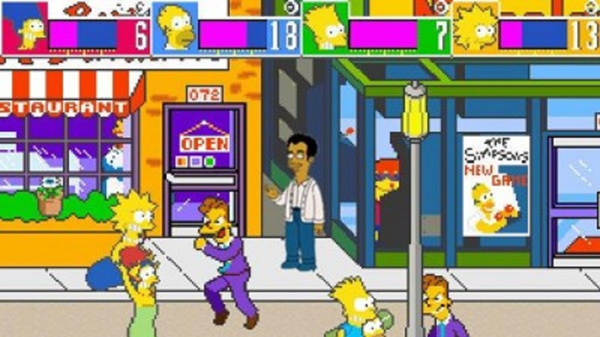 Simpsons Arcade Gam