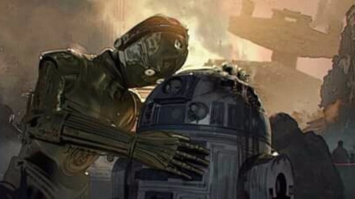 Zraněný R2-D2