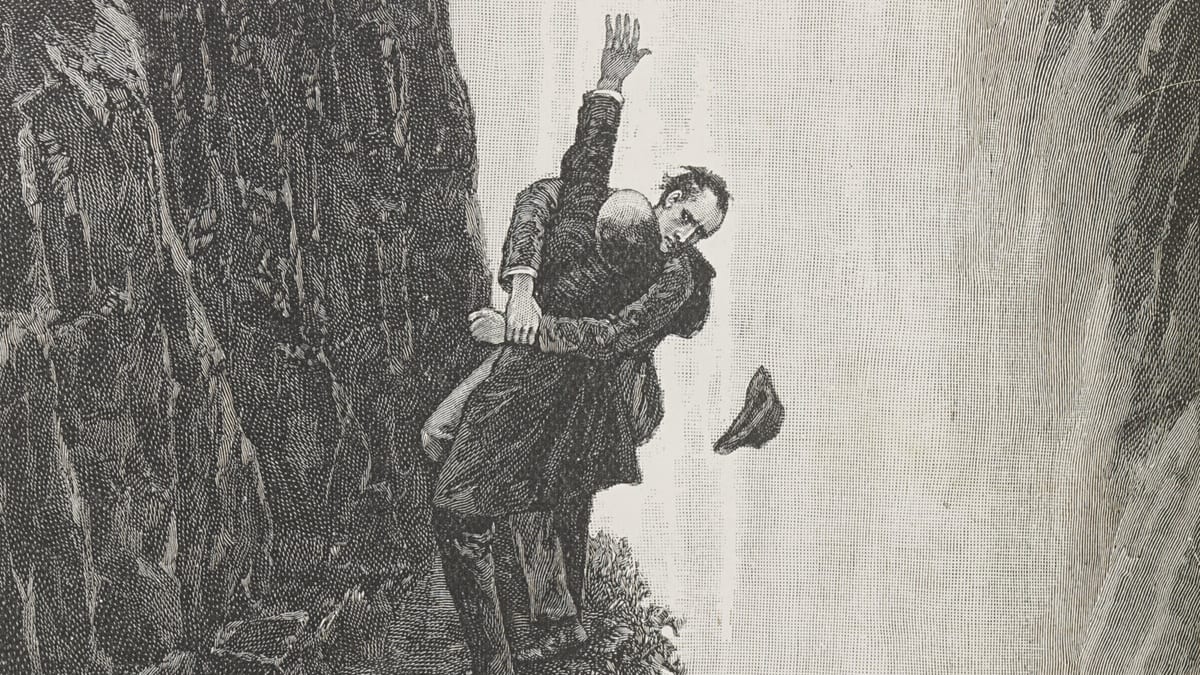 Sherlock Holmes v původní ilustraci k Poslednímu případu