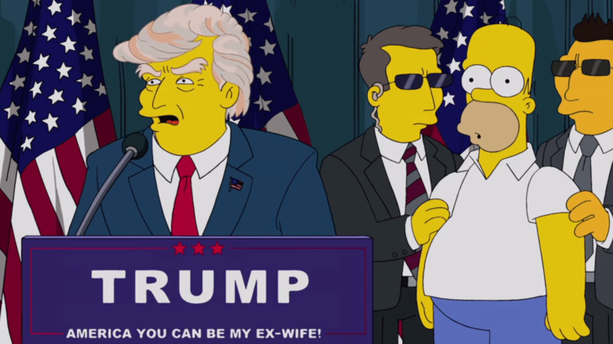 Trump a Simpsonovi