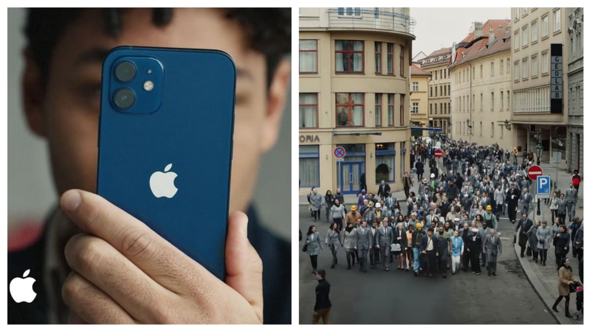 Nová reklama od Applu se opět točila v Praze
