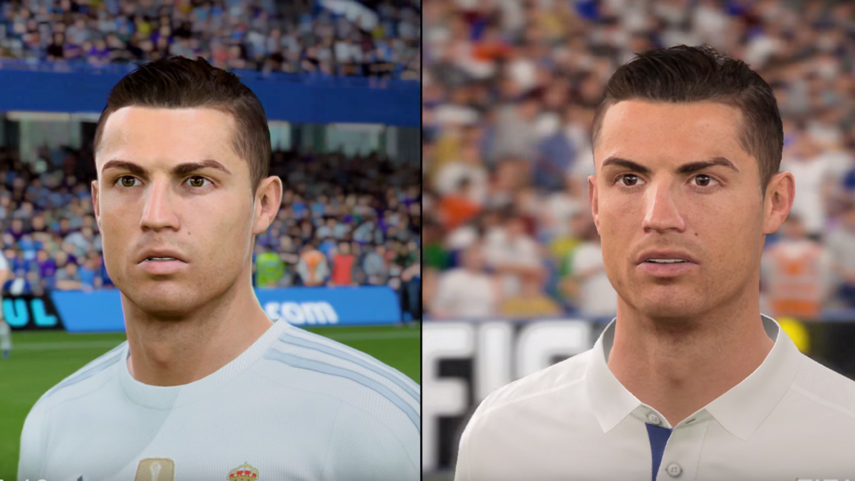 Ronaldo, jak vypadá ve hře FIFA 16 a v novém ročníku FIFA 17