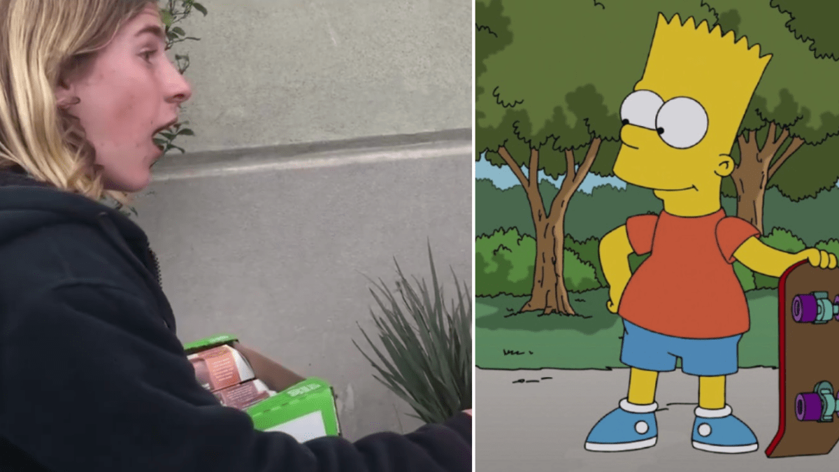 Týpek a Bart Simpson