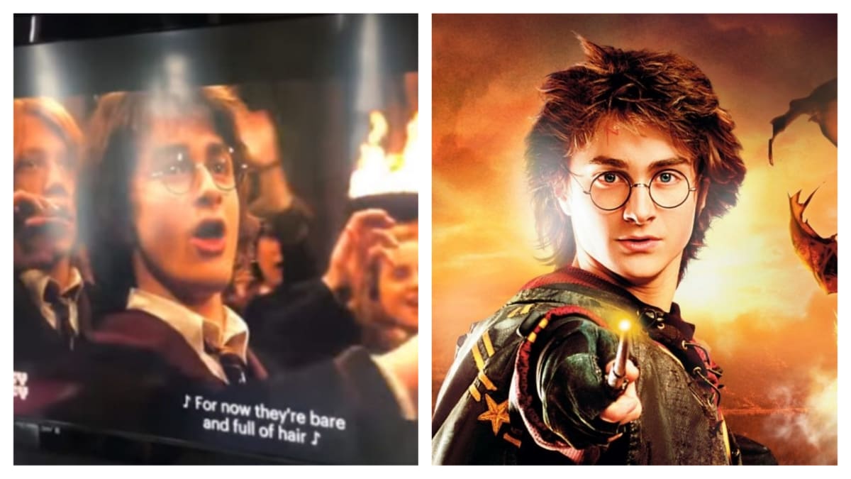 Vystřižená scéna z filmu Harry Potter a Ohnivý pohár