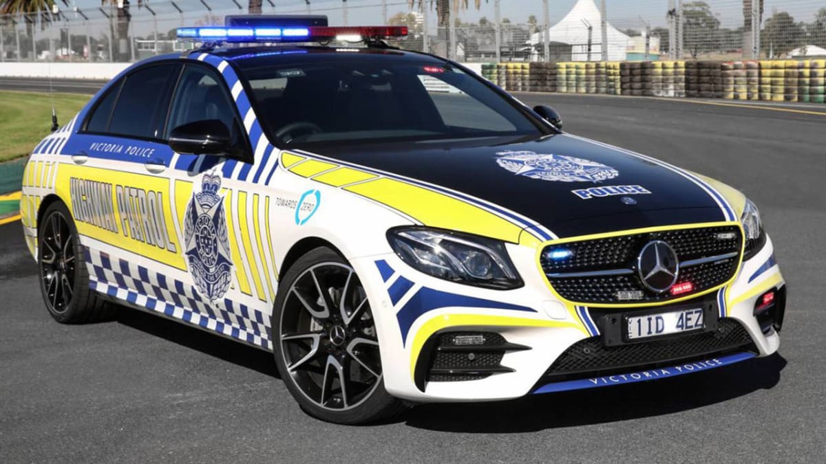 Mercedes-AMG E43 ve službách australské policie.