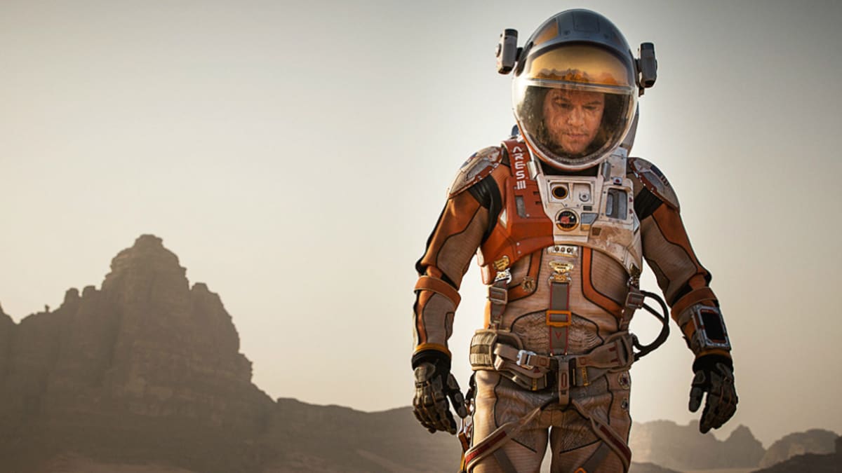 Matt Damon jako trosečník na Marsu