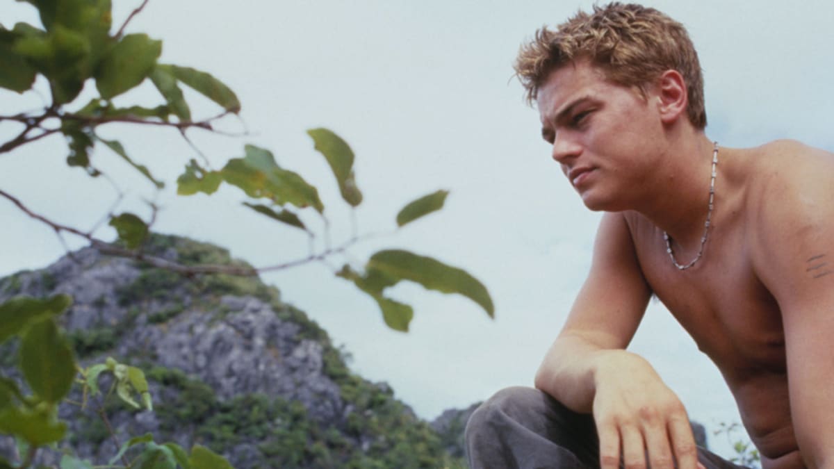 Leonardo DiCaprio ve filmu Pláž