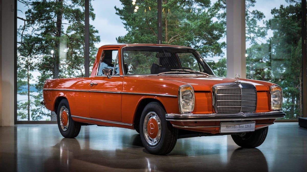 První pickup Mercedes vyrobil už před desítkami let.