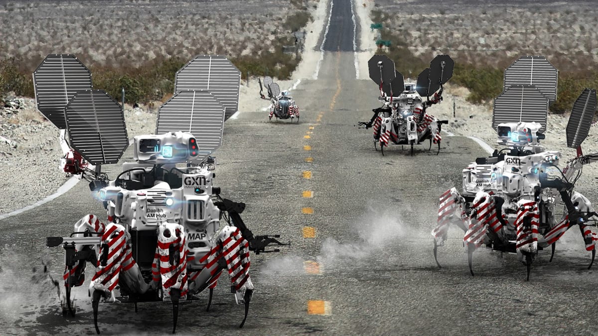 Autonomní roboti budou pomocí 3D tisku opravovat silnice