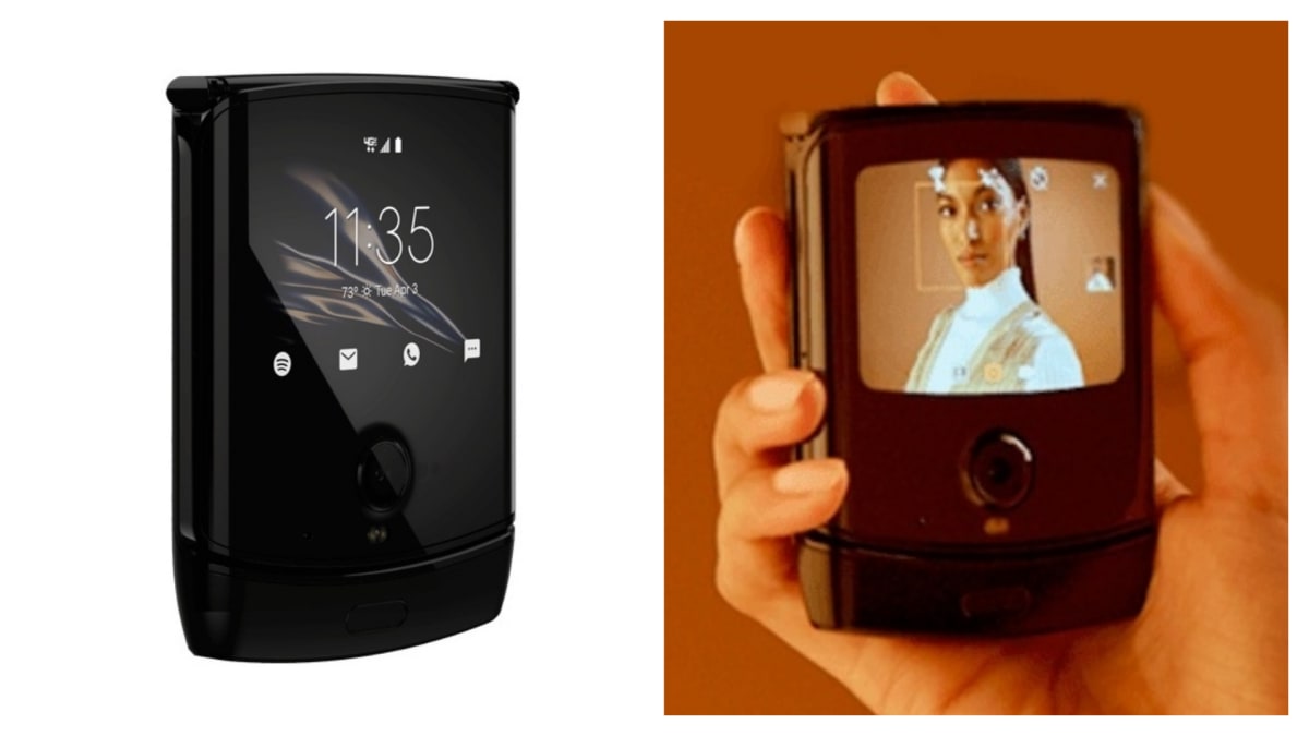 Motorola RAZR - vnější displej a focení selfie