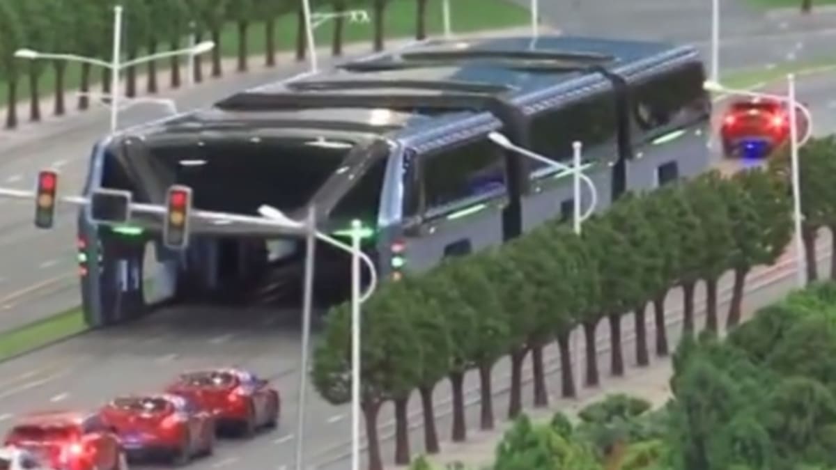 Futuristický autobus z Číny