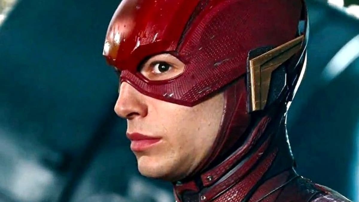 Ezra Miller jako komiksový Flash