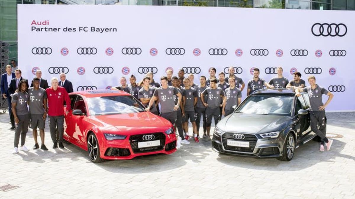 Fotbalisté si mohli vybrat jakékoliv Audi