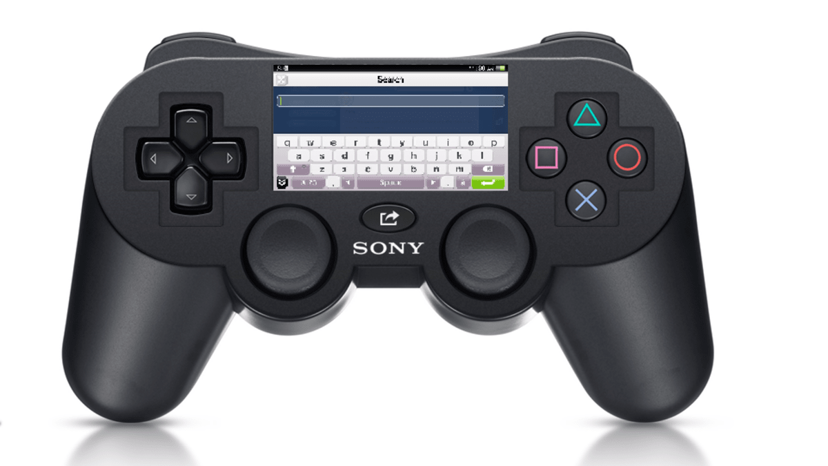 Možná podoba nového PlayStation ovladače s dotykovou obrazovkou