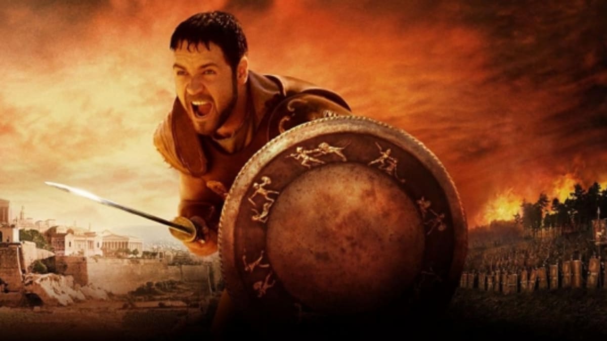 Russel Crowe jako Gladiátor