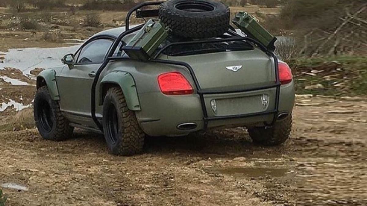 Bentley Continetal GT jako bitevní bestie