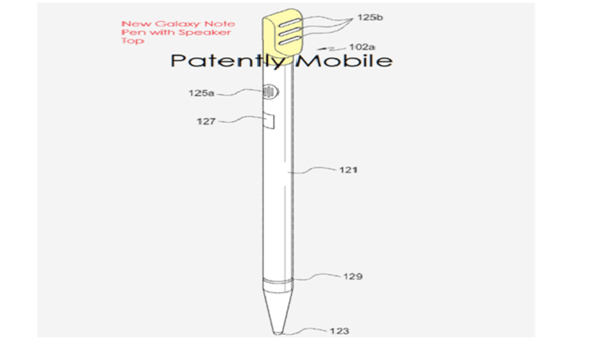 Patent na přenos zvuku skrze pero S Pen u Samsungu Galaxy Note