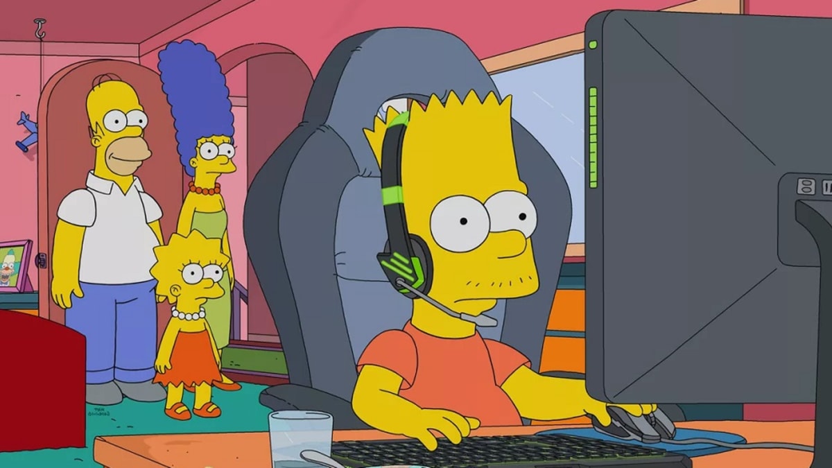Bart v jednom z dílů propadnul e-sportům
