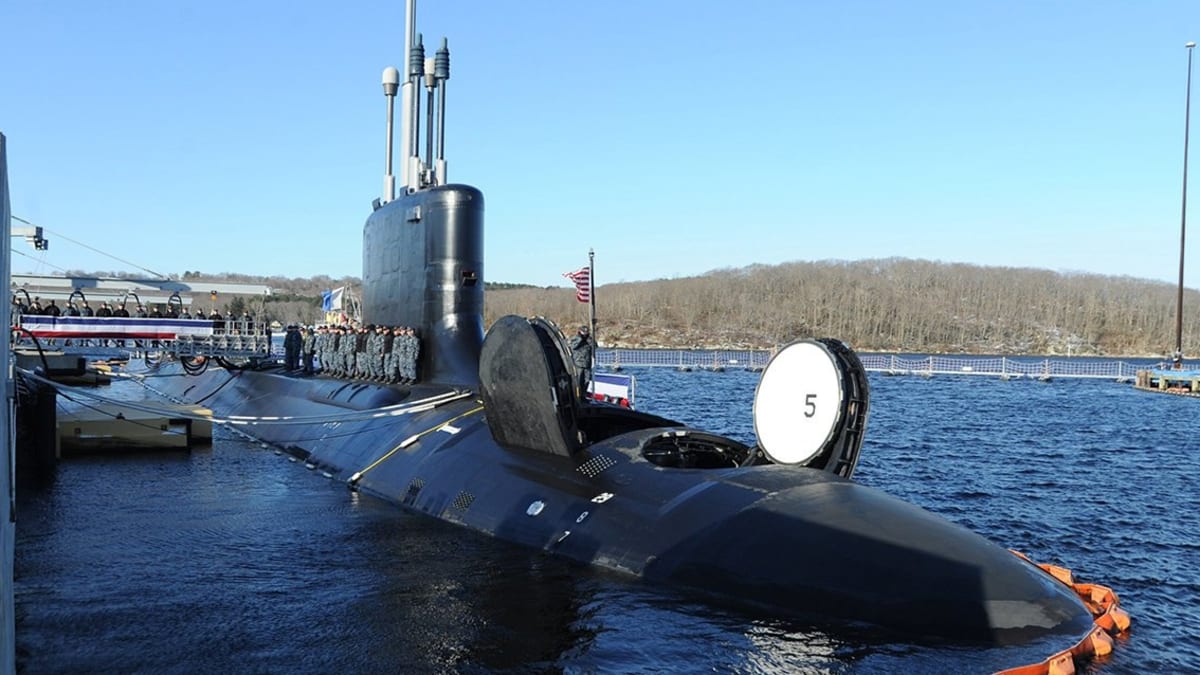 Křest ponorky USS Colorado